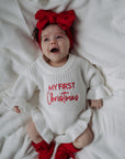 Christmas Ruffle Romper