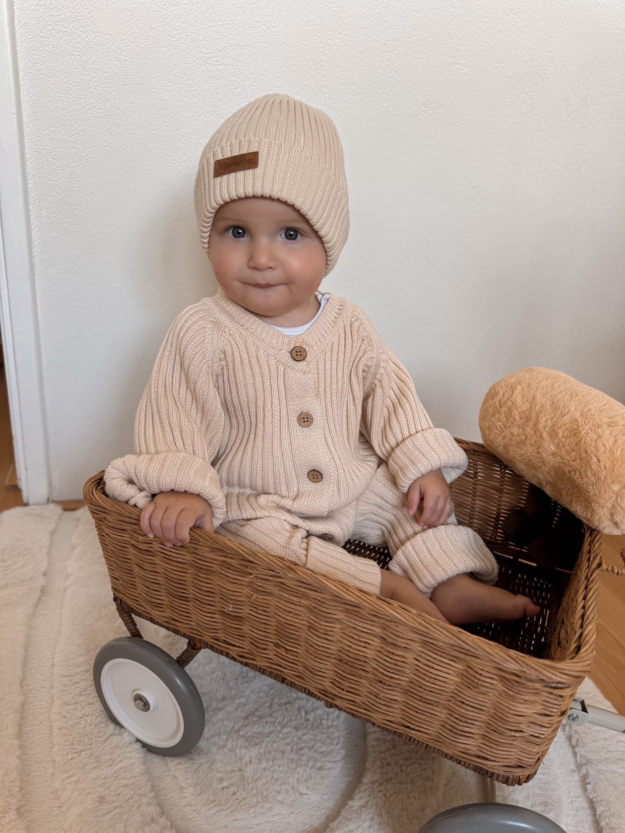 Ribbed Beanie | Honey