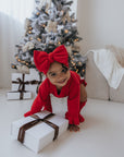 June Headband | Cherry Red