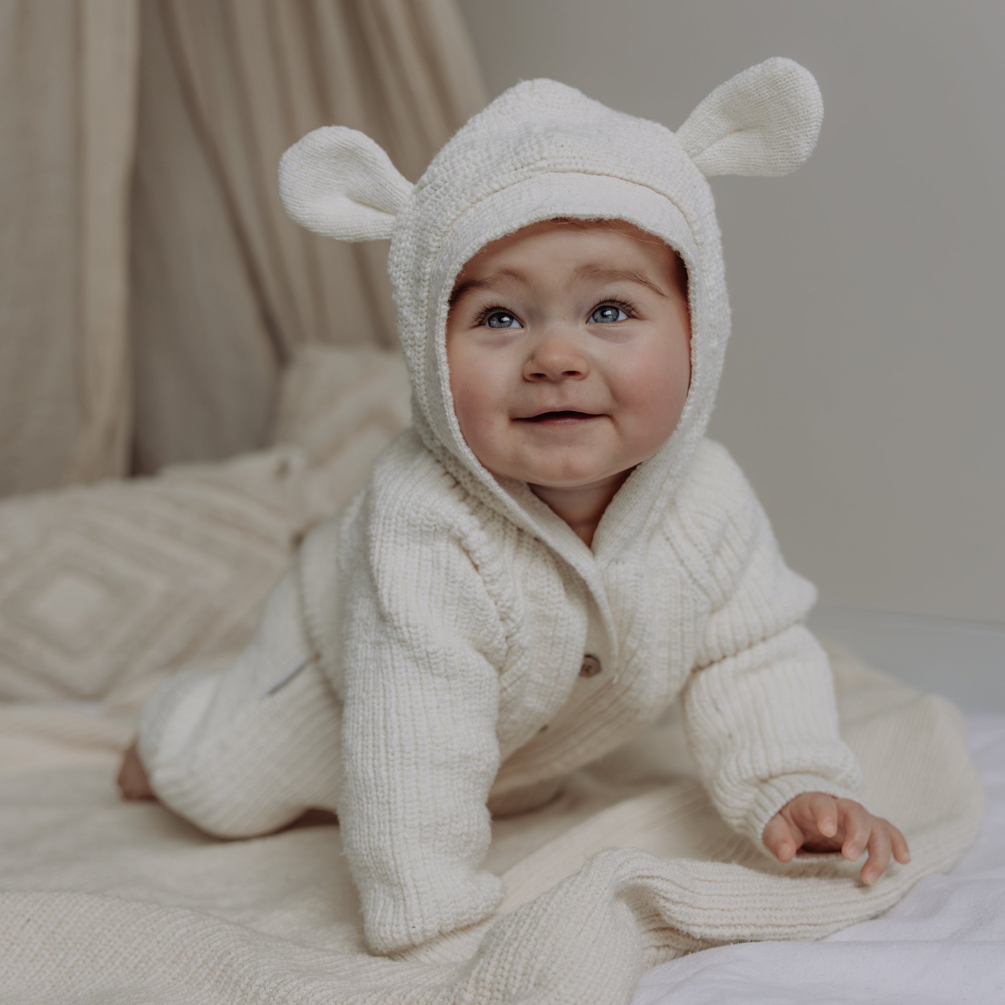 Bear Playsuit | Coconut