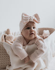 Pointelle Ruffle Romper | Pink