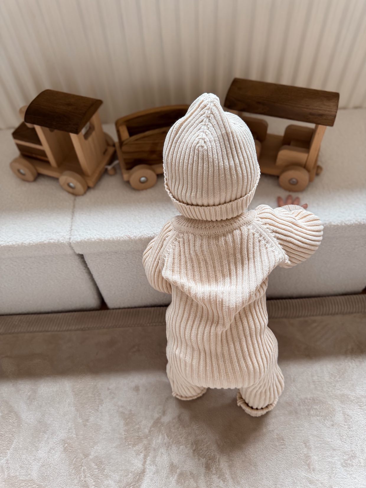Ribbed Beanie | Honey