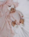 Pointelle Ruffle Romper | Pink