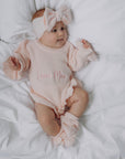 Ruffle Romper | Pink