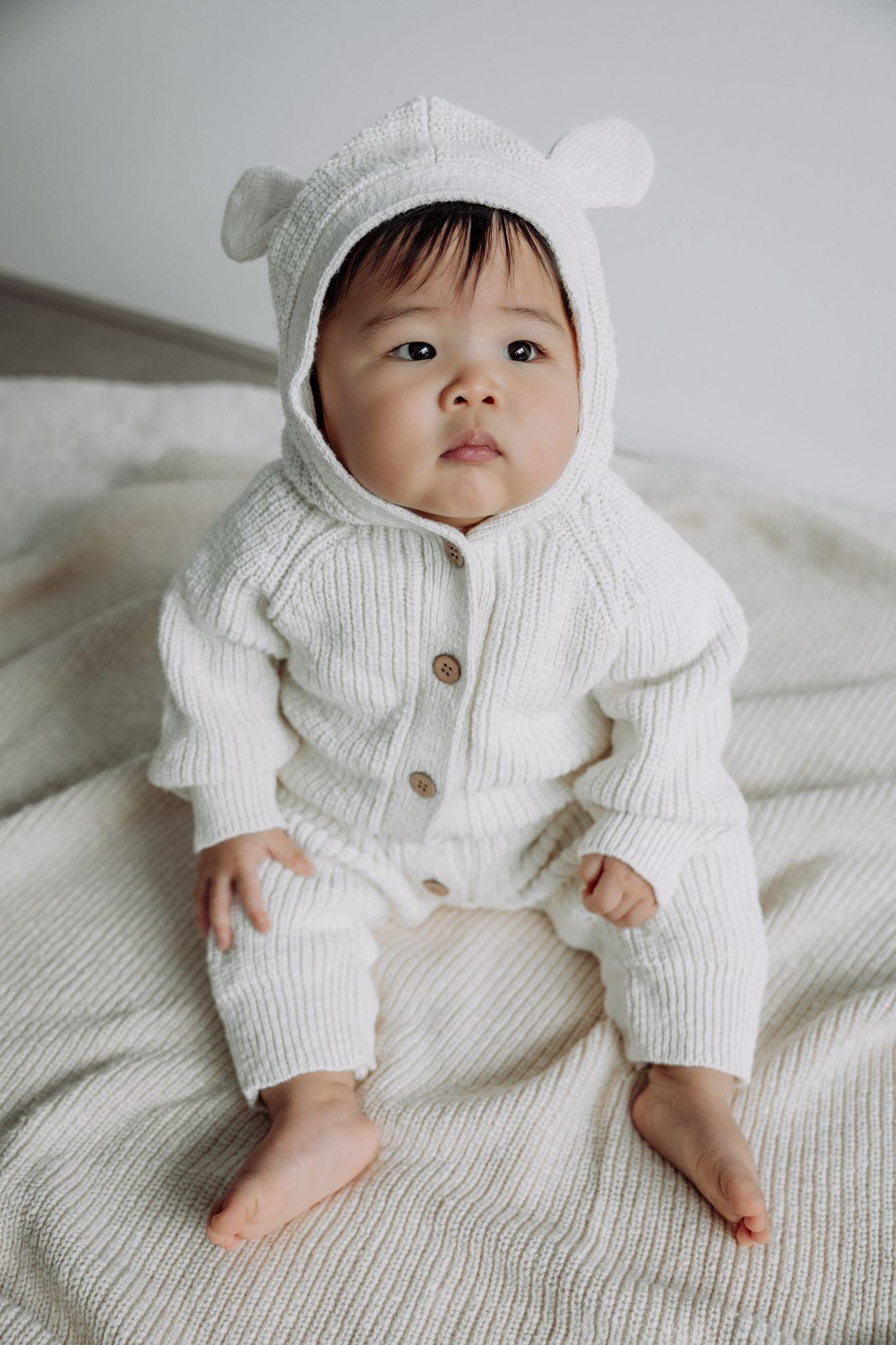 Bear Playsuit | Coconut