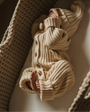 Ribbed Playsuit | Honey