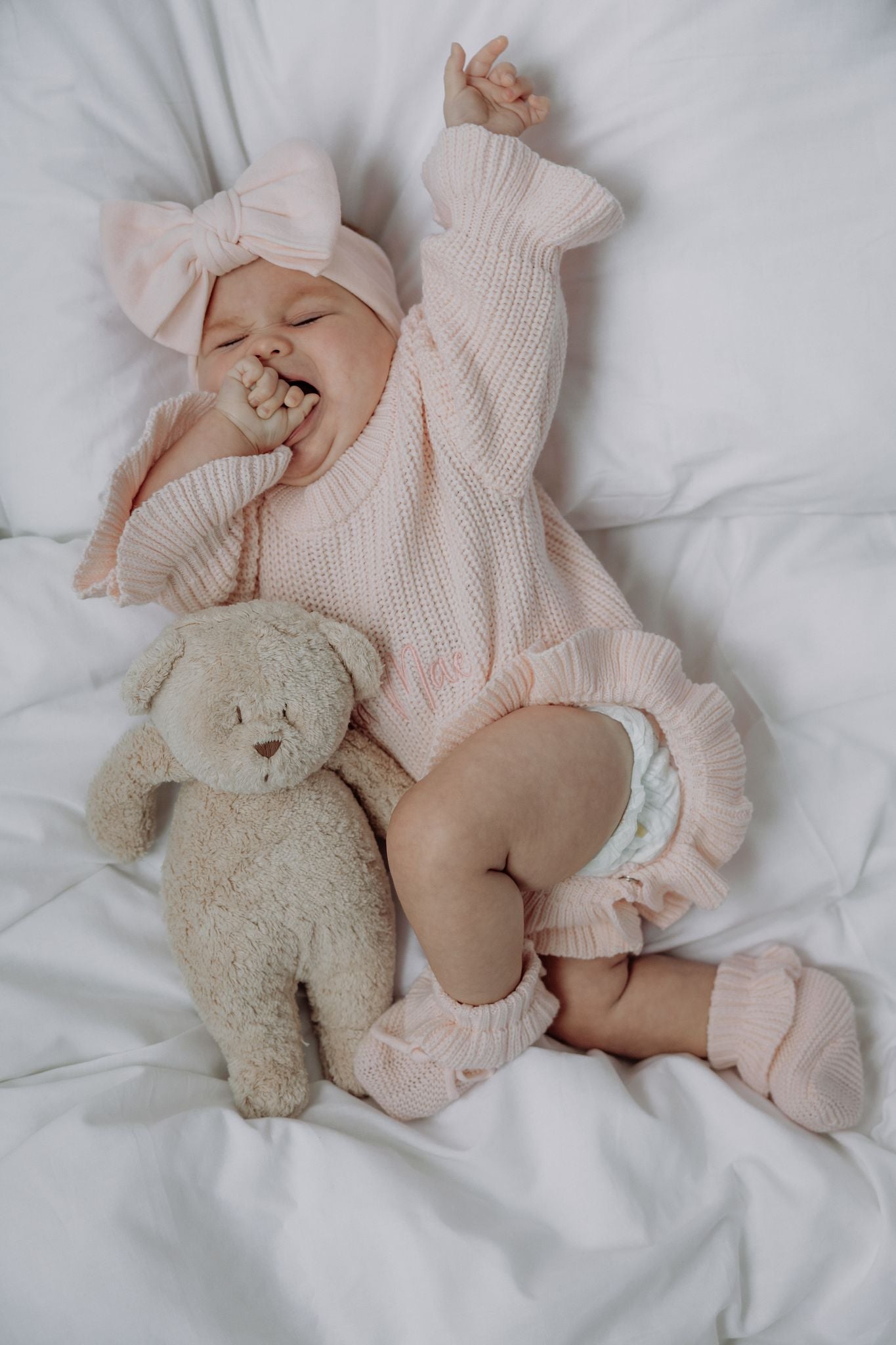 Ruffle Romper | Pink