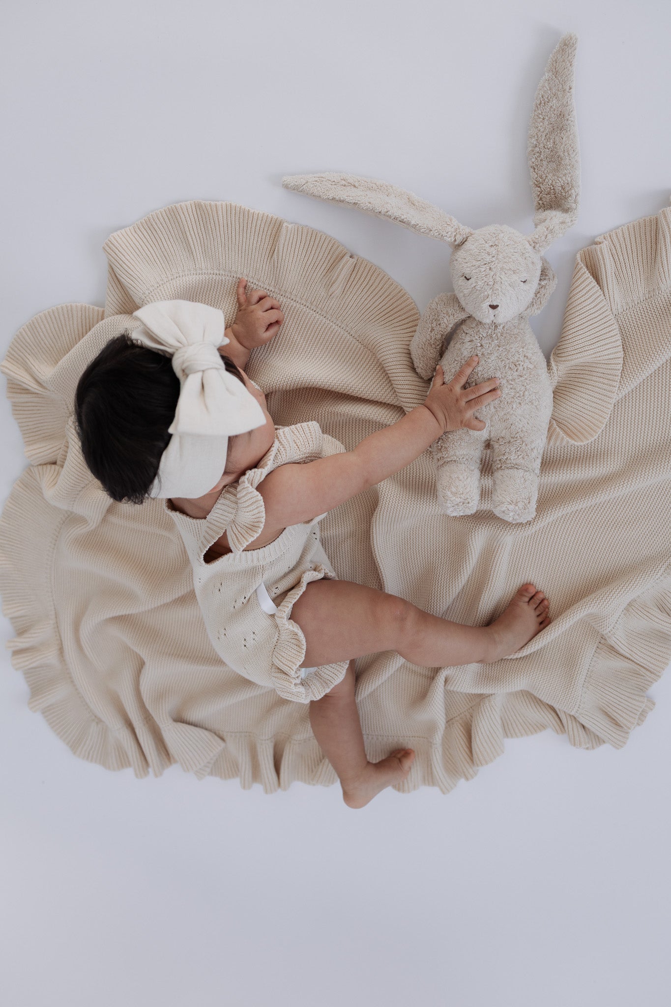 Pointelle Romper | Almond