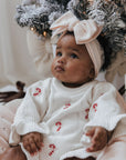 Romper Lily | Candy Cane Print