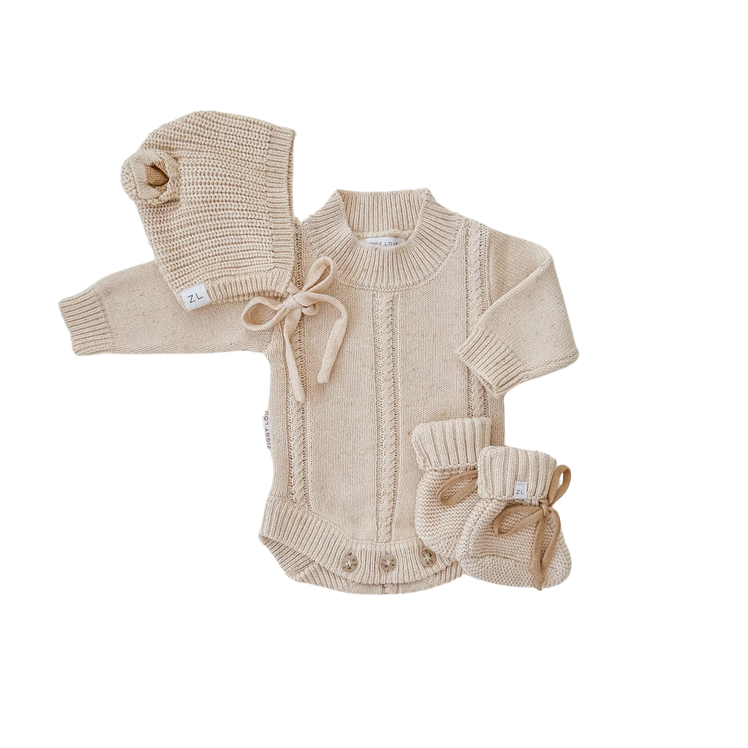 Heirloom Romper | Biscotti Fleck