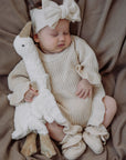 Ruffle Romper | Almond