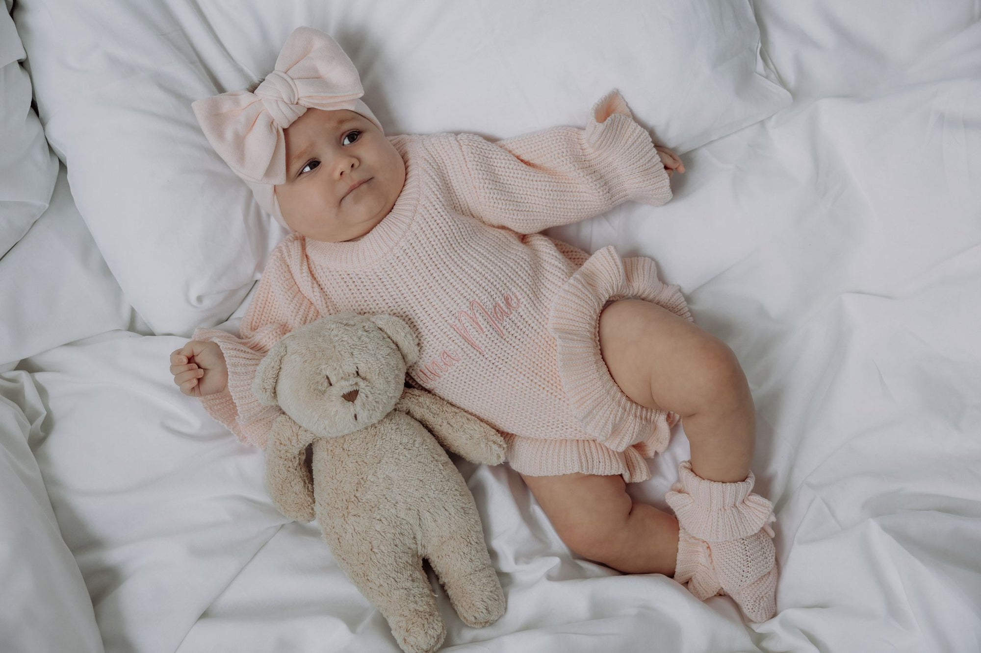 Ruffle Romper | Pink