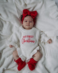 Christmas Ruffle Romper