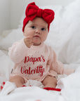 Valentijn Pointelle Romper | Baby Blush