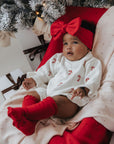 Romper Lily | Candy Cane Print