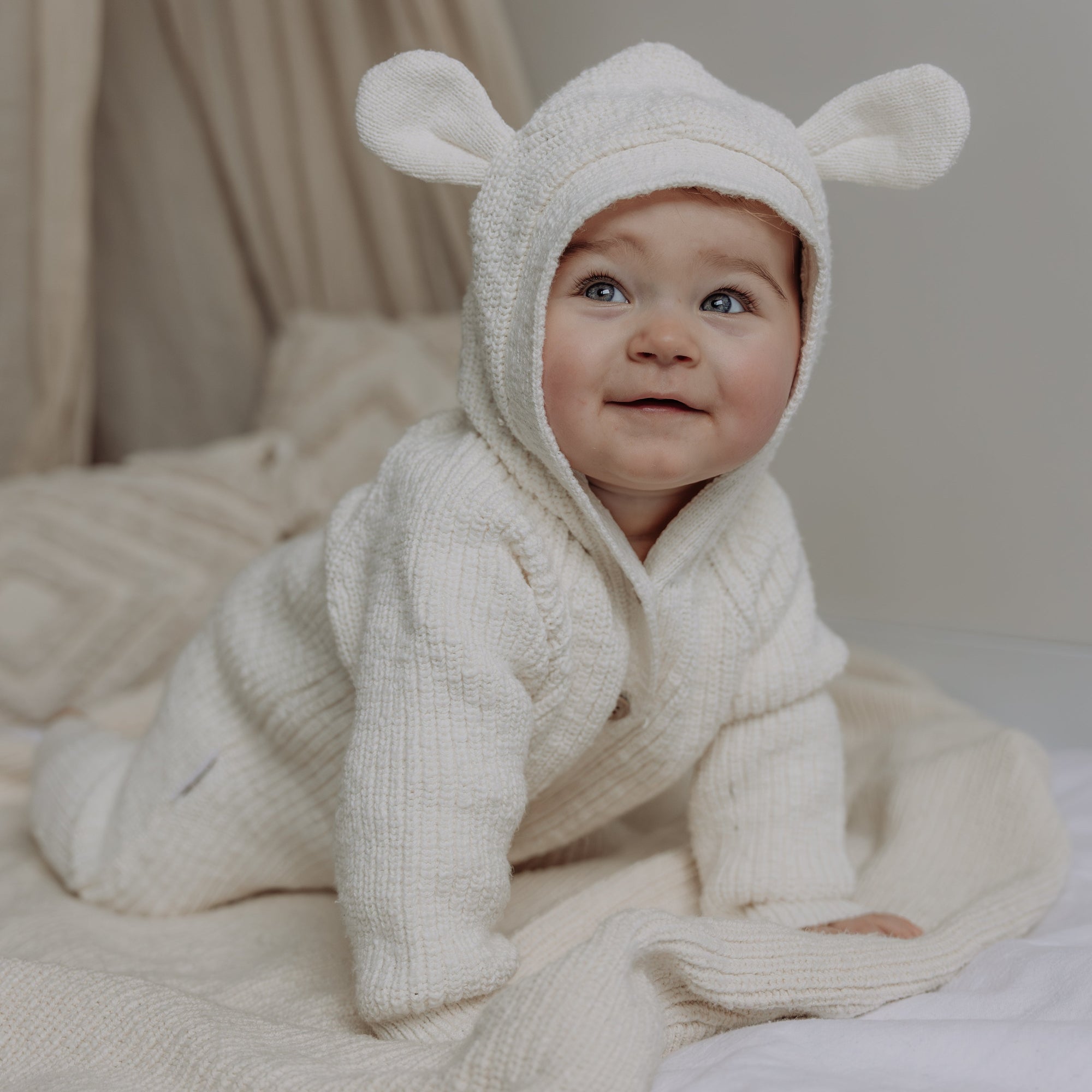 Bear Playsuit | Coconut