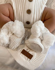 Cotton Baby Shoes | White