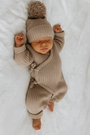 Wrap Playsuit | Brown