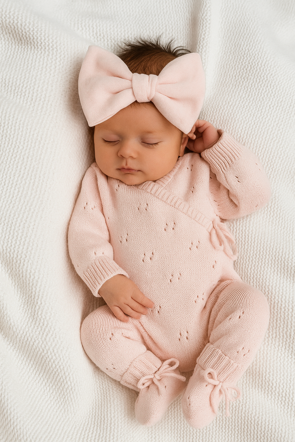 PRE-ORDER (eind sep) - Pointelle Overslag Boxpakje | Pink