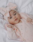 Pointelle Overslag Romper | Pink