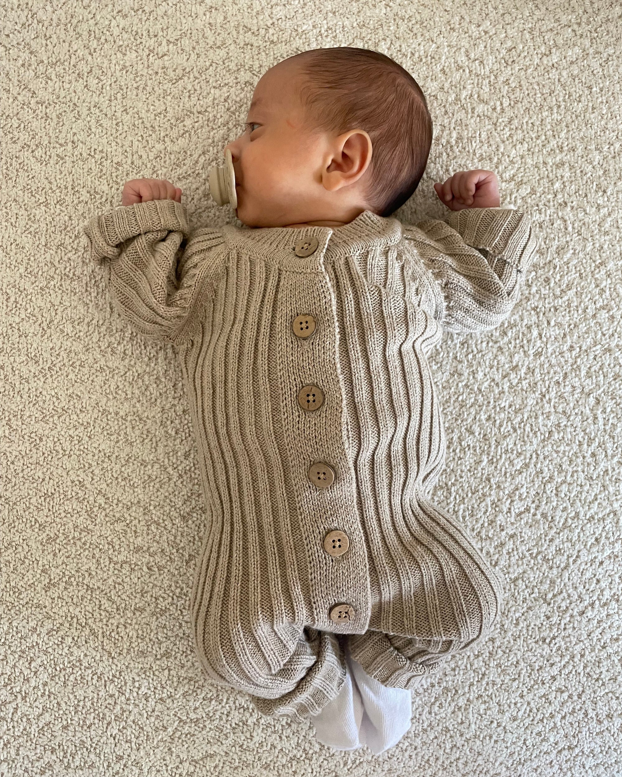 Ribbed Playsuit | Oak