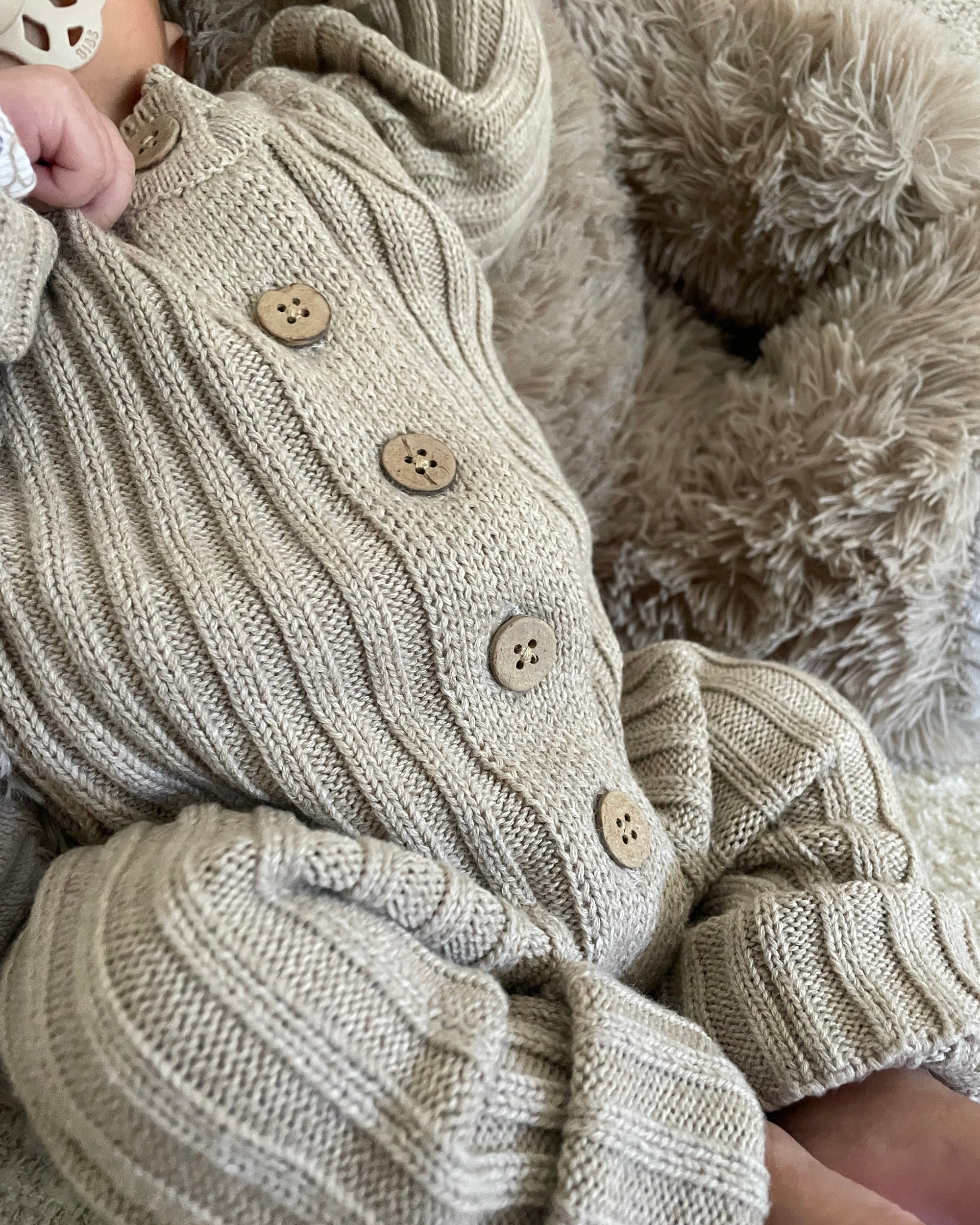 Ribbed Playsuit | Oak