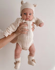Heirloom Romper | Biscotti Fleck