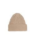 Knitted Pom Beanie | Brown