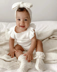 Frill Romper | Milk