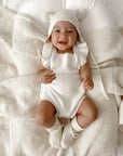 Frill Romper | Milk