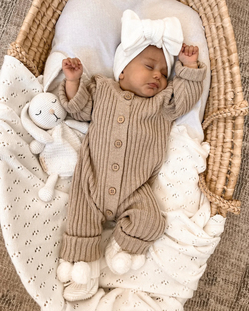 Ribbed Romper Oak
