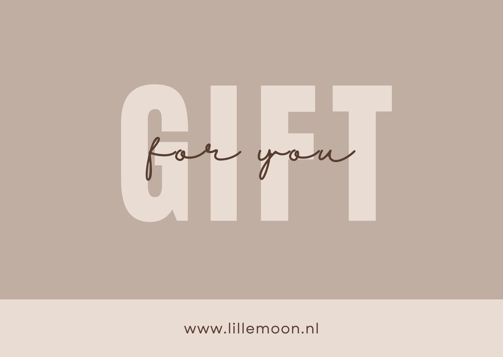 Lillemoon Cadeaubon (digitaal)