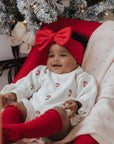 Romper Lily | Candy Cane Print