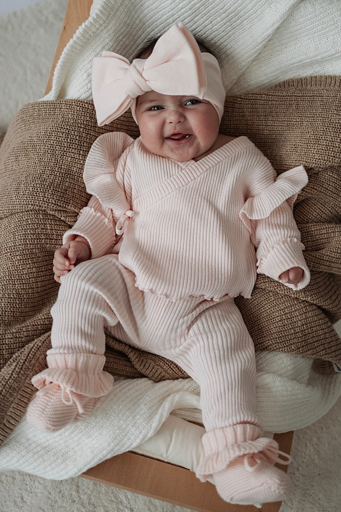 Kimono Ruffle Set | Pink