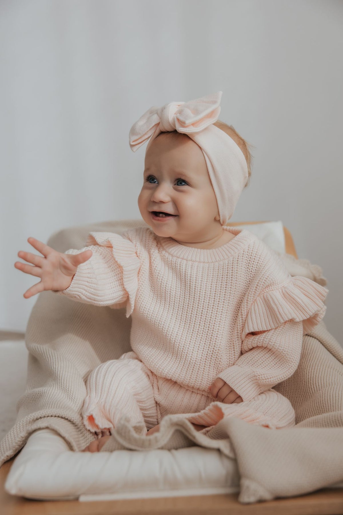 Flared Broekje | Baby Blush