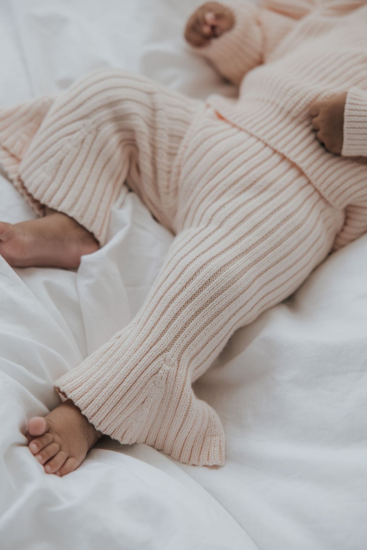 Flared Broekje | Baby Blush