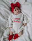 Christmas Ruffle Romper