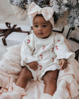 Romper Lily | Candy Cane Print