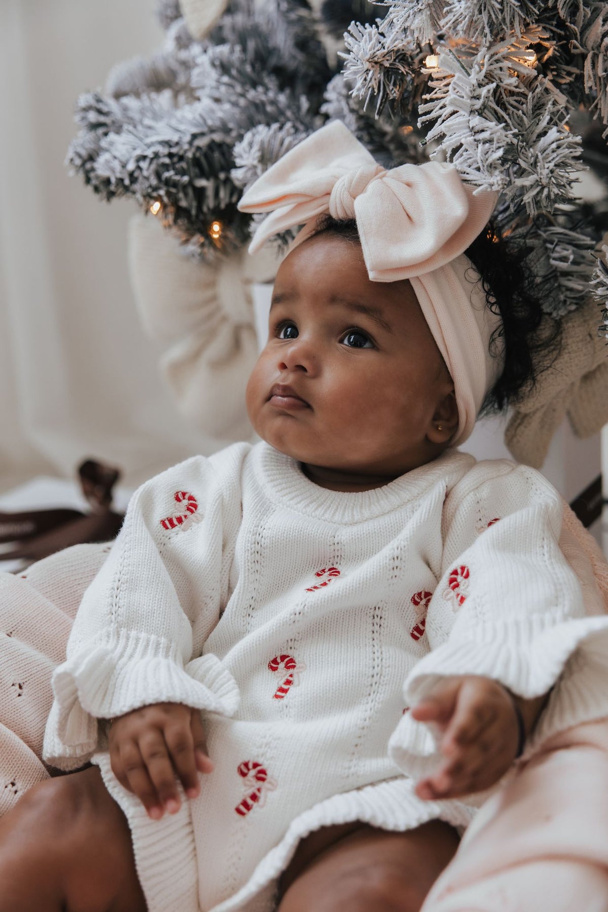 Romper Lily | Candy Cane Print