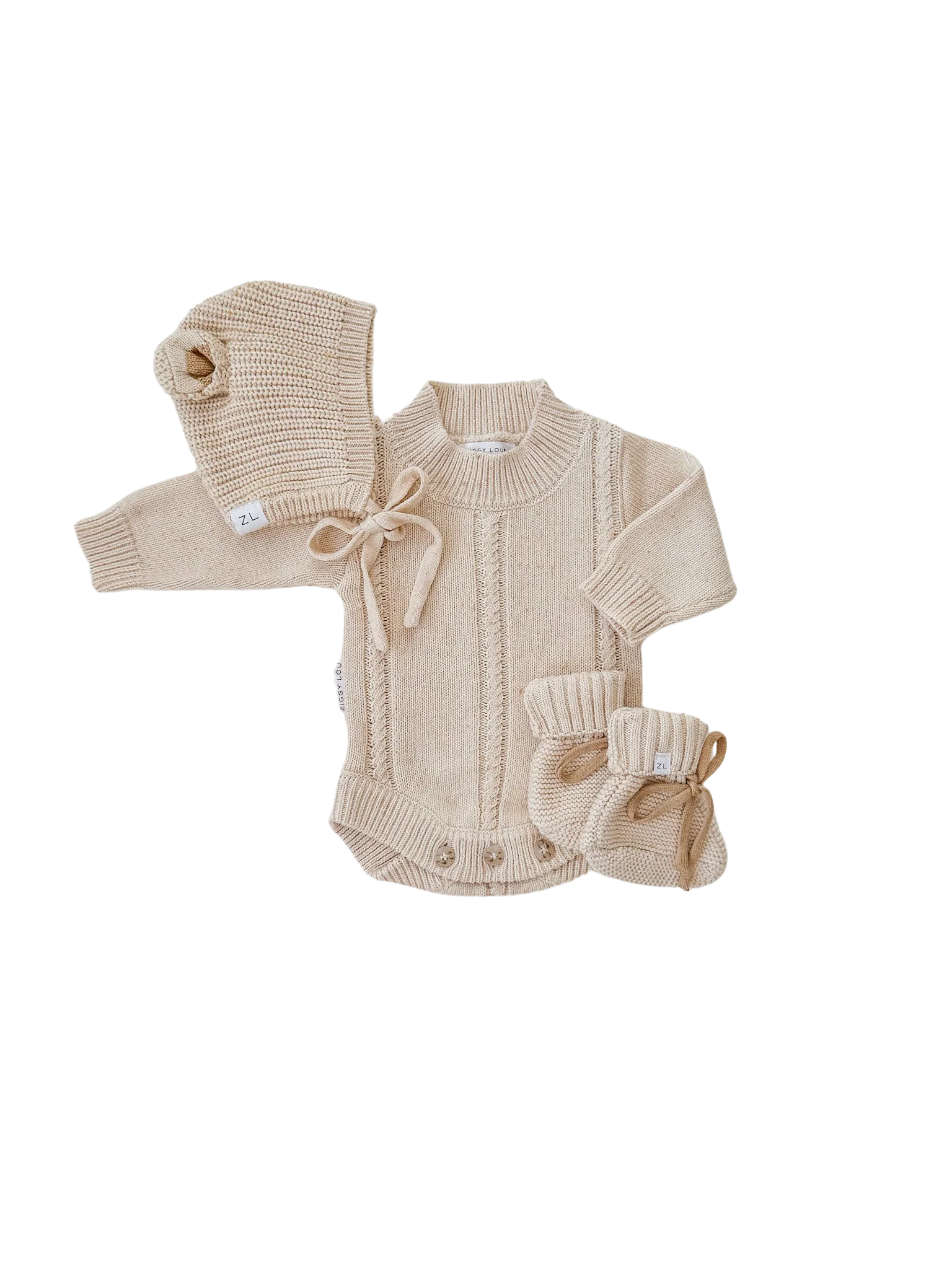 Heirloom Romper | Biscotti Fleck