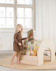 Fitwood Kumpu Montesorri Children's Desk and Bookcase | Birch