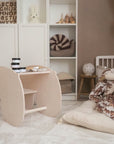 Fitwood Nuppu Rocking Horse and Children's Desk | Birch