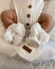 Cotton Baby Shoes | White