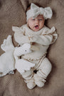 Kimono Ruffle Set | Almond