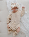 Heirloom Romper | Biscotti Fleck