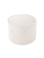 Rib Pouffe | Off-white