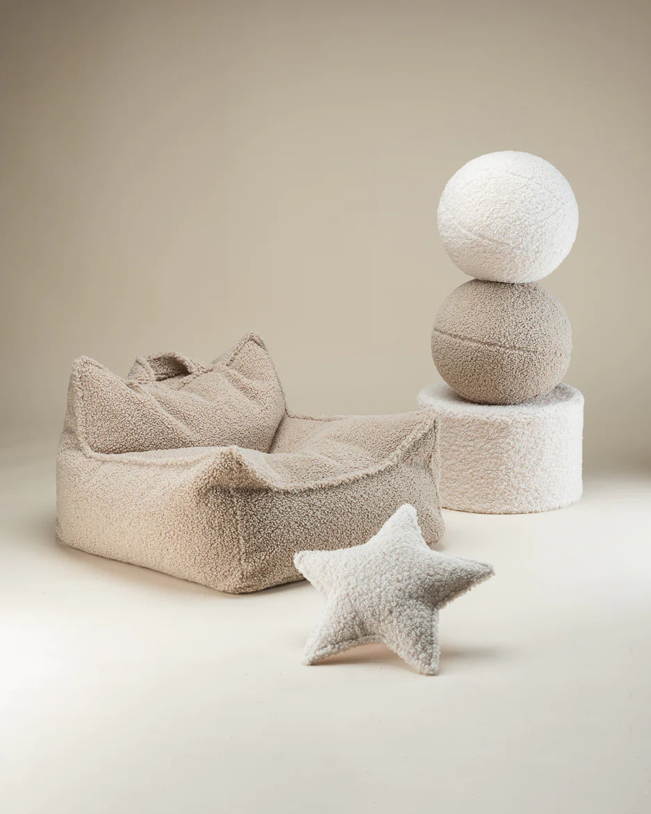 Star Cushion | Cream White