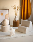 Teddy Pouffe | Cream White