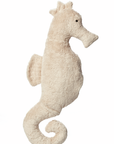 Large Seahorse Warm Cuddly Toy | Light beige