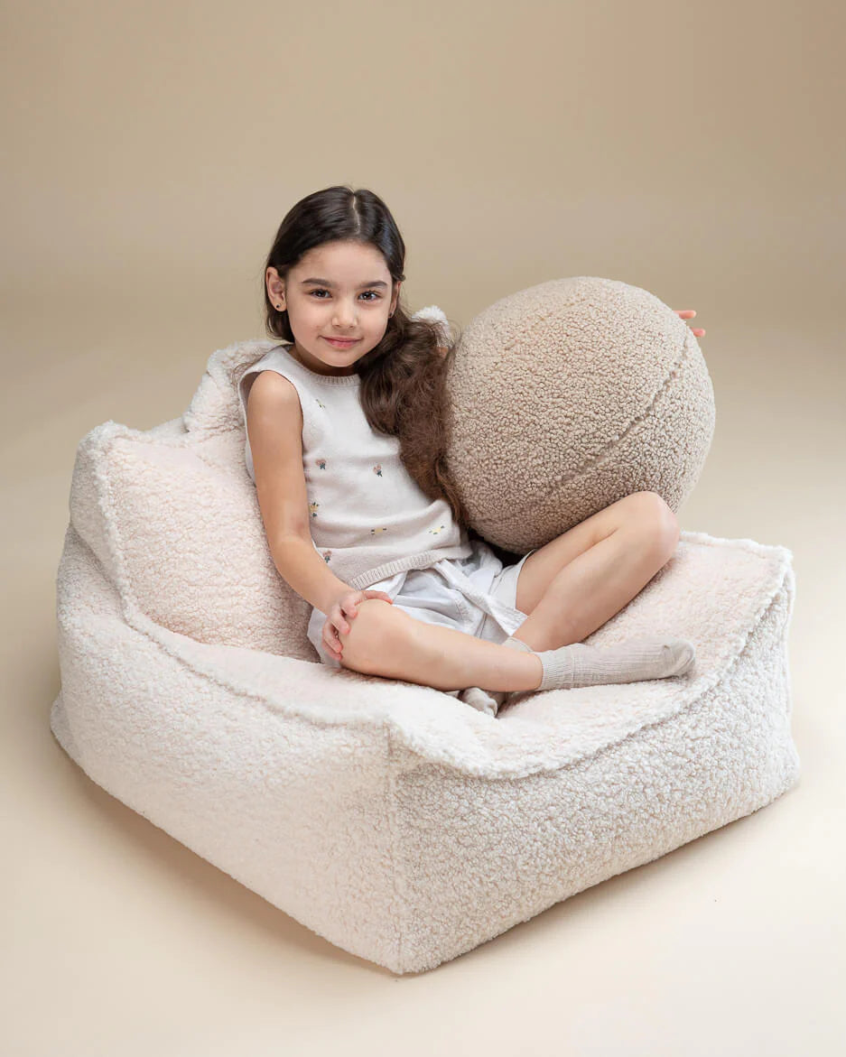 Teddy Beanbag | Cream White